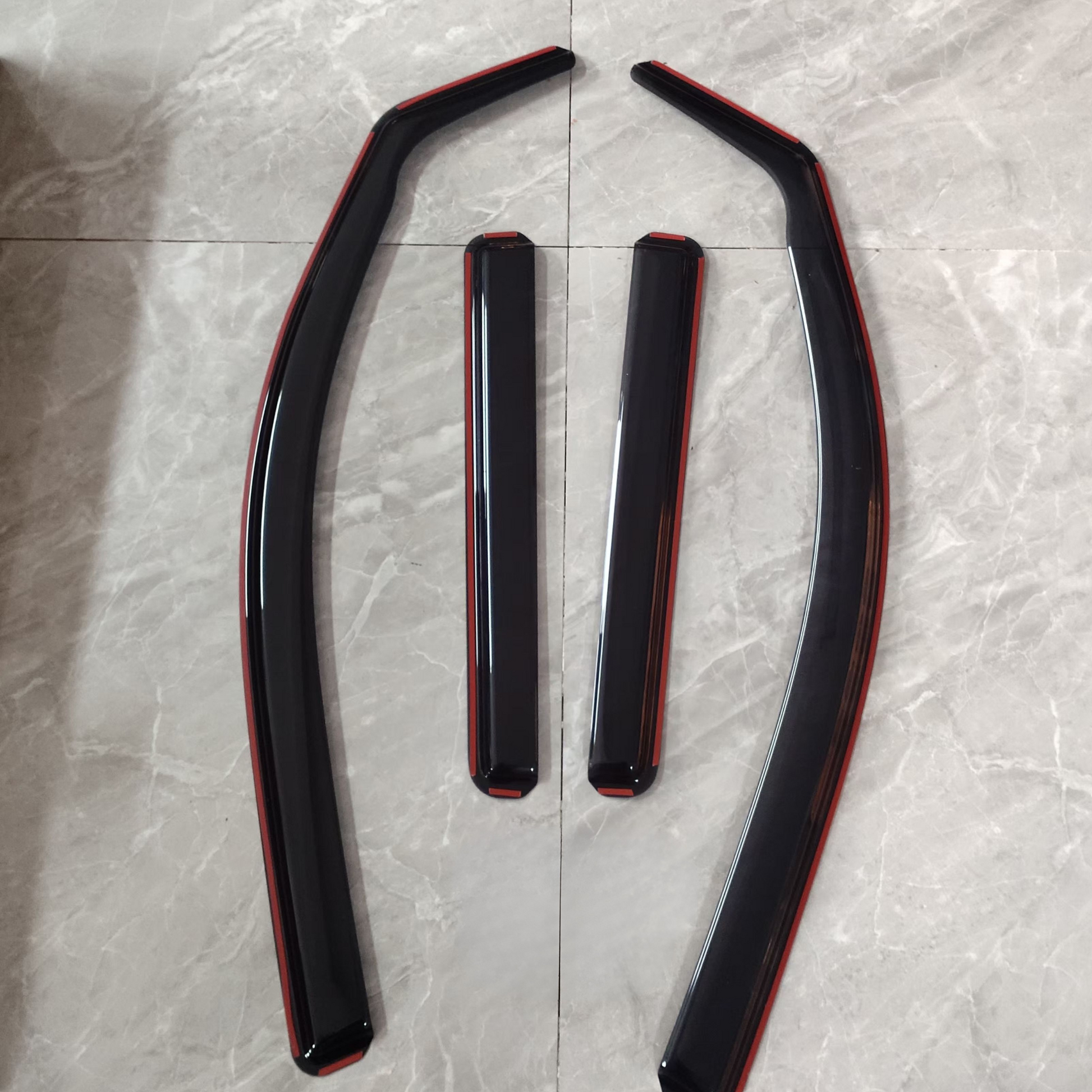 Set of tacoma window deflectors 